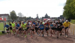 Und hier der Start der 5 km Läufer/innen
