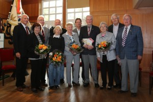 Ehrung für 60- und 70-jährige Mitgliedschaft