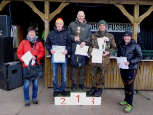 Die Siegerehrung 10 km