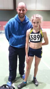 Marie und Trainer Björn Lippa