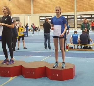 Esther bei der Siegererhung